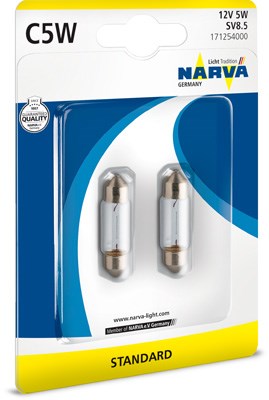Bulb, boot light NARVA 171254000
