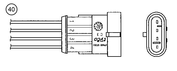 Lambda Sensor NGK 97655 2