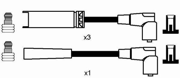 Ignition Cable Kit NGK 8275 2