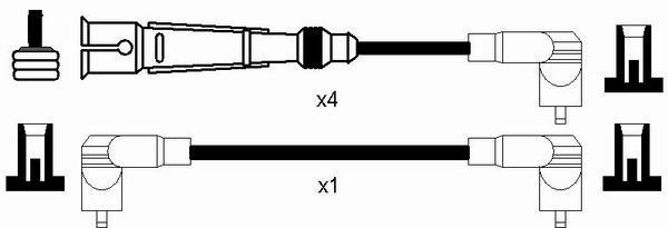 Ignition Cable Kit NGK 8618 2