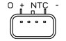 Sensor, intake manifold pressure NGK 96755 2