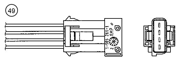 Lambda Sensor NGK 0445 2