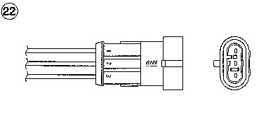 Lambda Sensor NGK 1887