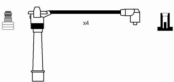 Ignition Cable Kit NGK 2995 2