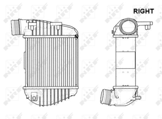 Charge Air Cooler NRF 30772