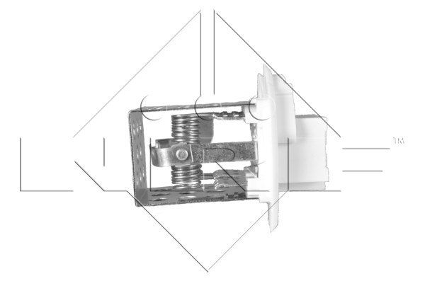 Resistor, interior blower NRF 342030