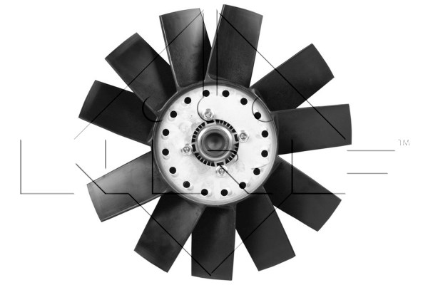 Clutch, radiator fan NRF 49563 3