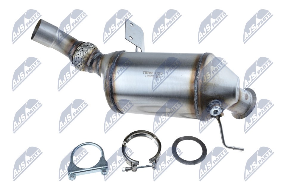 Soot/Particulate Filter, exhaust system NTY DPF-BM-005