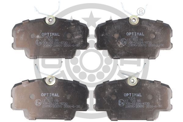 Brake Pad Set, disc brake OPTIMAL 9304