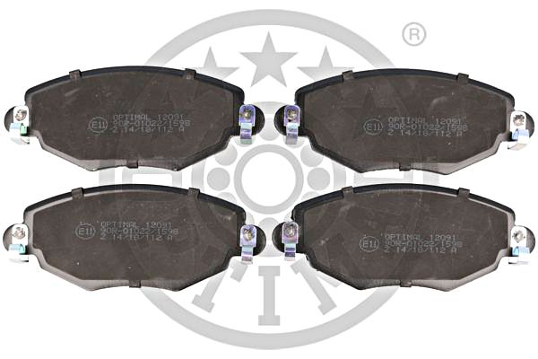 Brake Pad Set, disc brake OPTIMAL BP-12091