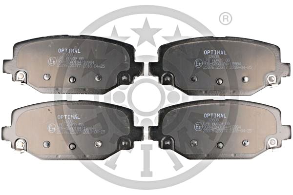 Brake Pad Set, disc brake OPTIMAL BP-12608