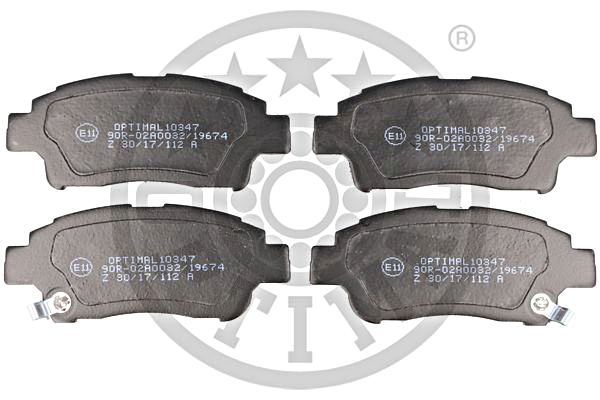 Brake Pad Set, disc brake OPTIMAL BP-10347