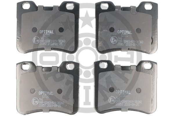 Brake Pad Set, disc brake OPTIMAL 12720