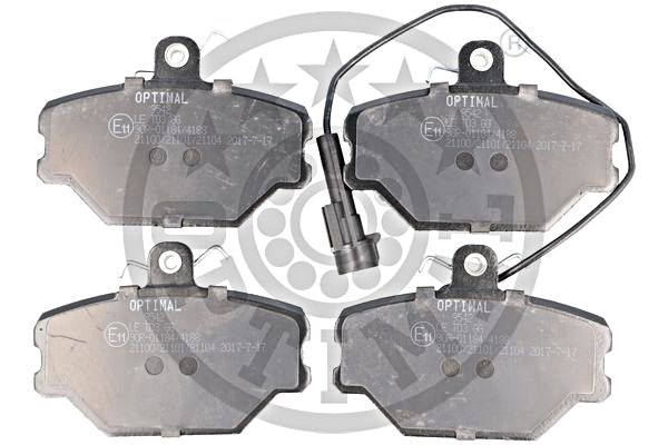 Brake Pad Set, disc brake OPTIMAL BP-09542