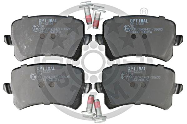 Brake Pad Set, disc brake OPTIMAL BP-12334