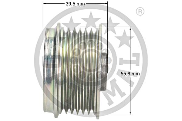 Alternator Freewheel Clutch OPTIMAL F5-1000 3