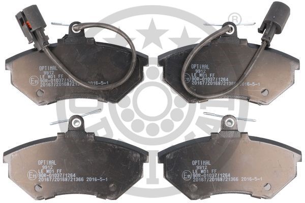 Brake Pad Set, disc brake OPTIMAL BP-09912