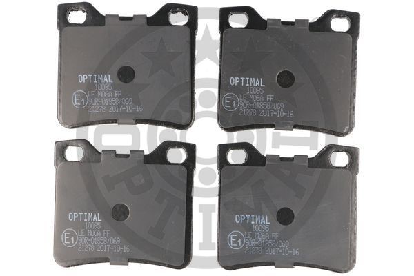 Brake Pad Set, disc brake OPTIMAL 10095