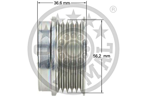 Alternator Freewheel Clutch OPTIMAL F5-1008 3