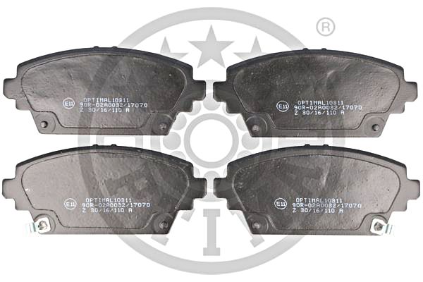 Brake Pad Set, disc brake OPTIMAL BP-10311