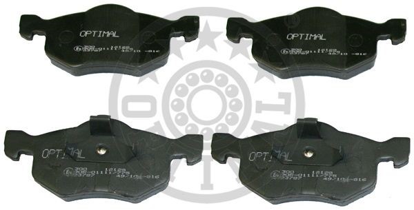 Brake Pad Set, disc brake OPTIMAL 12129