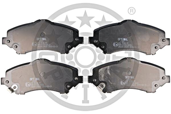 Brake Pad Set, disc brake OPTIMAL BP-12381