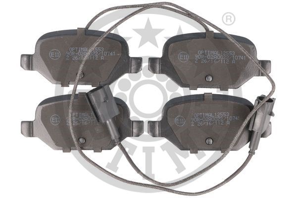 Brake Pad Set, disc brake OPTIMAL 12553