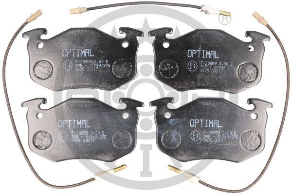 Brake Pad Set, disc brake OPTIMAL 9352