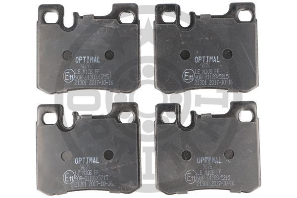 Brake Pad Set, disc brake OPTIMAL BP-09876