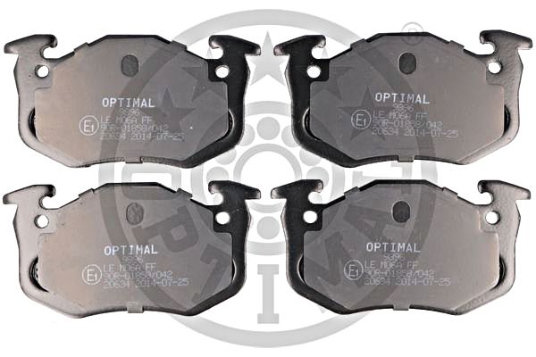 Brake Pad Set, disc brake OPTIMAL BP-09896