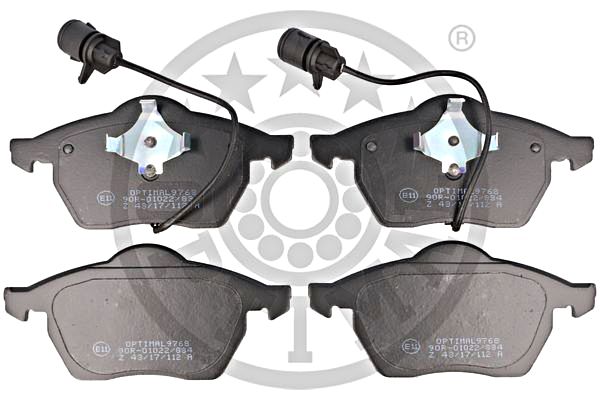 Brake Pad Set, disc brake OPTIMAL BP-09768