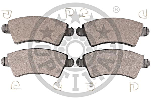 Brake Pad Set, disc brake OPTIMAL BP-72610 2