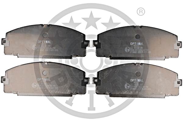 Brake Pad Set, disc brake OPTIMAL BP-09818