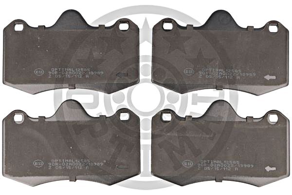 Brake Pad Set, disc brake OPTIMAL BP-12585