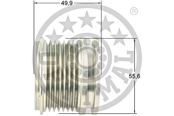 Alternator Freewheel Clutch OPTIMAL F5-1200 3