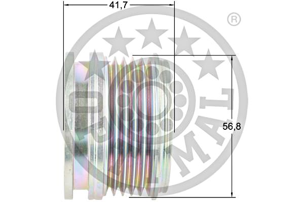 Alternator Freewheel Clutch OPTIMAL F5-1155 3