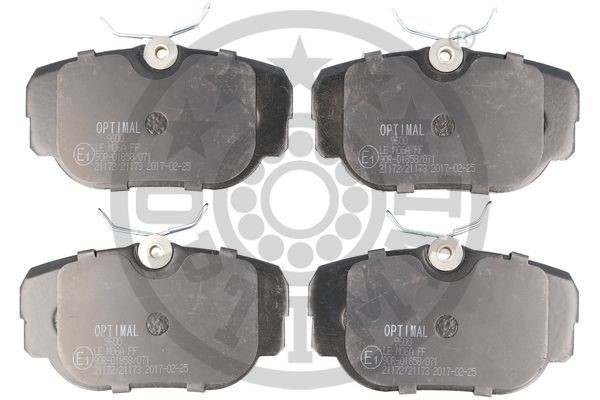 Brake Pad Set, disc brake OPTIMAL 9600