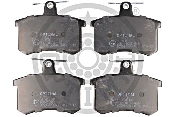 Brake Pad Set, disc brake OPTIMAL BP-09272
