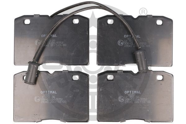 Brake Pad Set, disc brake OPTIMAL BP-09800