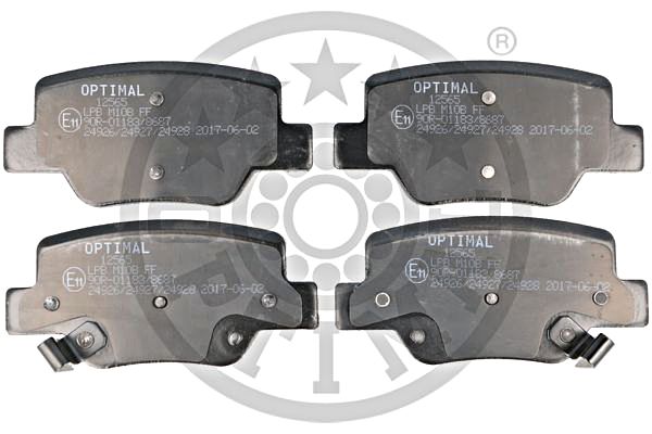 Brake Pad Set, disc brake OPTIMAL BP-12565