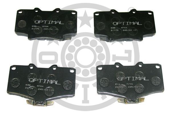 Brake Pad Set, disc brake OPTIMAL BP-09880