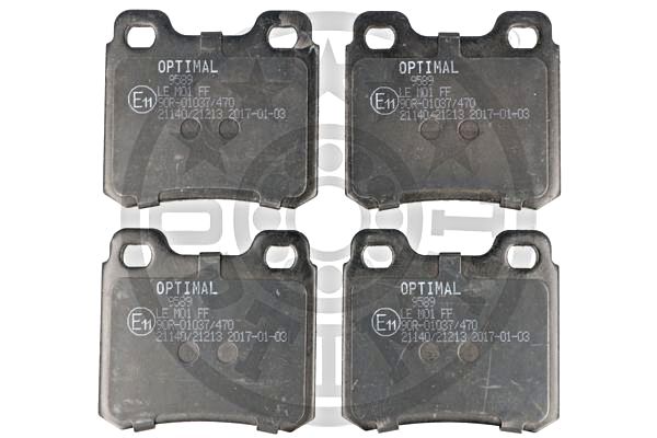 Brake Pad Set, disc brake OPTIMAL BP-09589