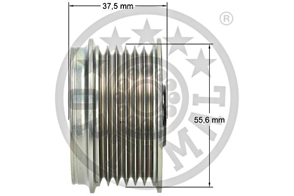 Alternator Freewheel Clutch OPTIMAL F5-1015 3