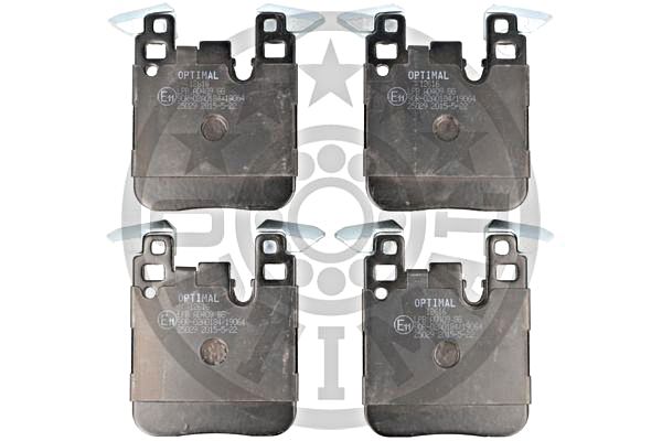 Brake Pad Set, disc brake OPTIMAL BP-12616