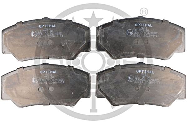 Brake Pad Set, disc brake OPTIMAL BP-09428