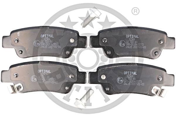 Brake Pad Set, disc brake OPTIMAL BP-12369