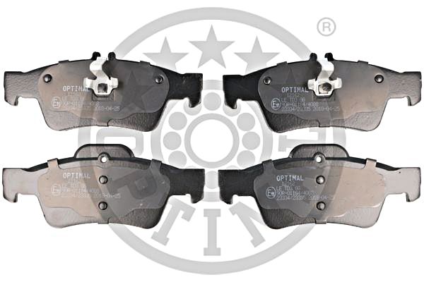 Brake Pad Set, disc brake OPTIMAL BP-12162