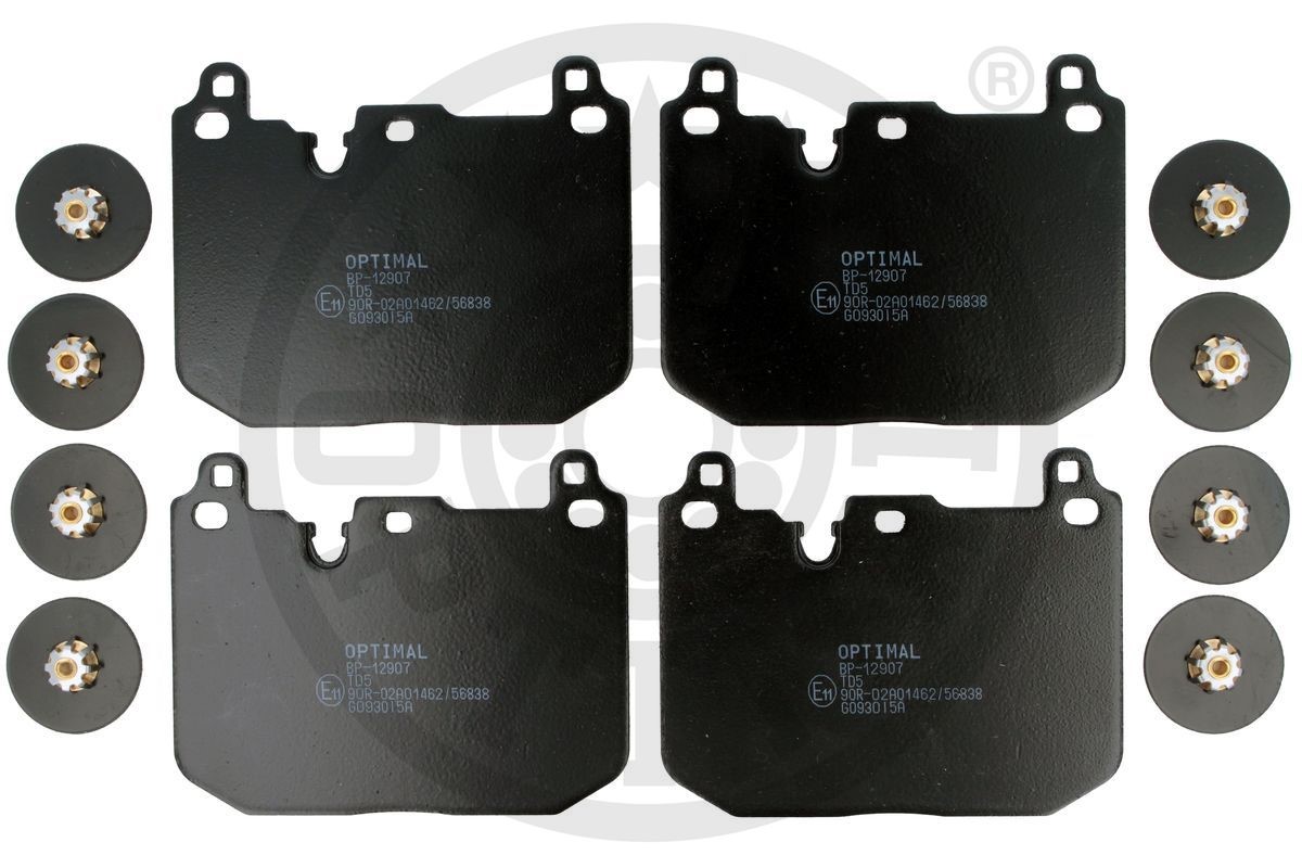 Brake Pad Set, disc brake OPTIMAL BP-12907