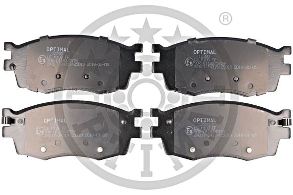 Brake Pad Set, disc brake OPTIMAL BP-12280