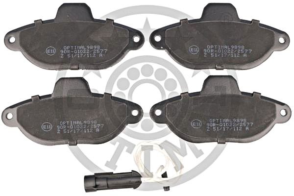 Brake Pad Set, disc brake OPTIMAL BP-09898